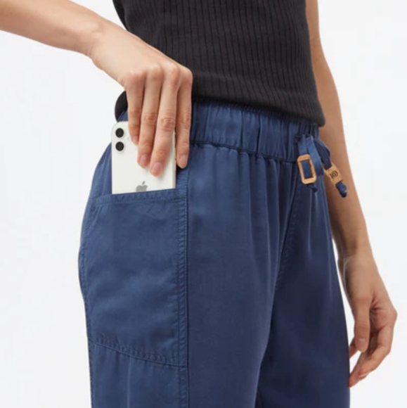 Tentree Collwood Jogger Pants, Small, Blue (Moonlit Ocean Heather) - Picture 4 of 4
